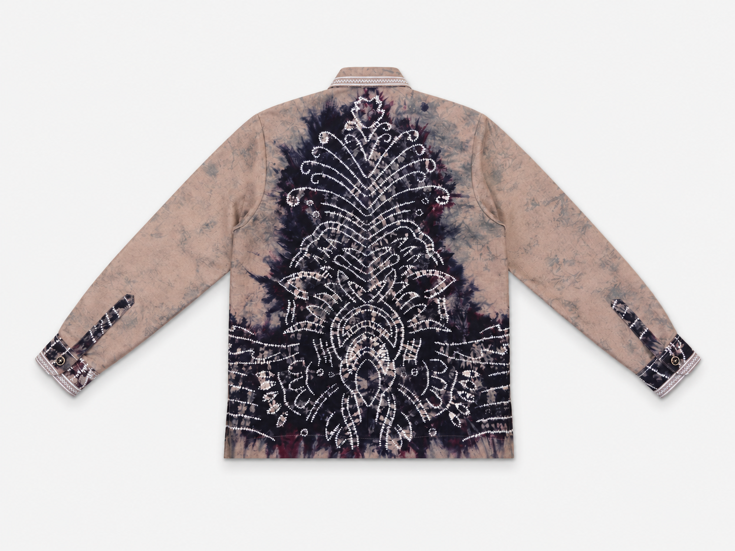 Kemeja Sasirangan Pria Katun Sutra Size M 3