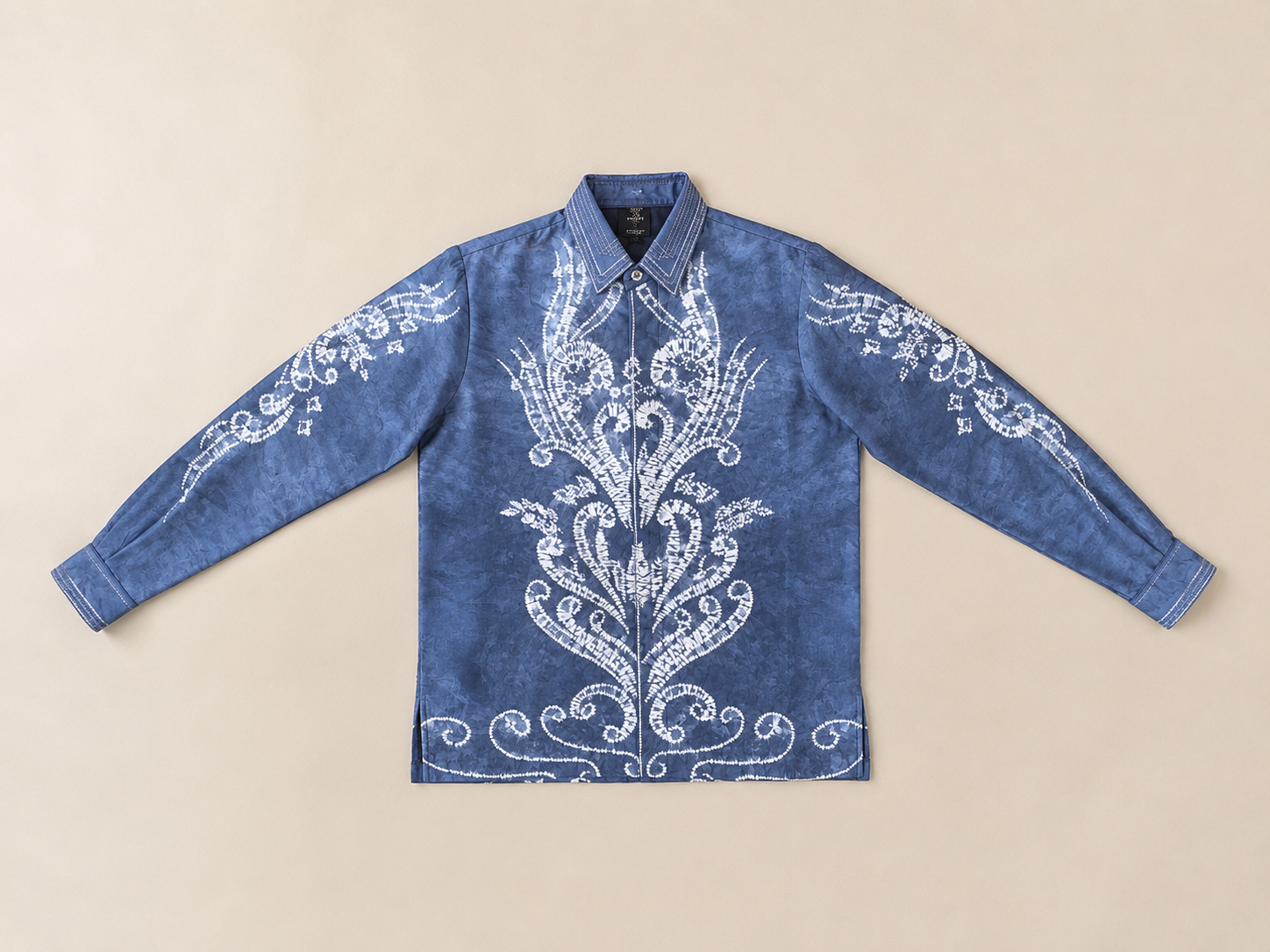 Kemeja Sasirangan Pria Katun Sutra Size L 3
