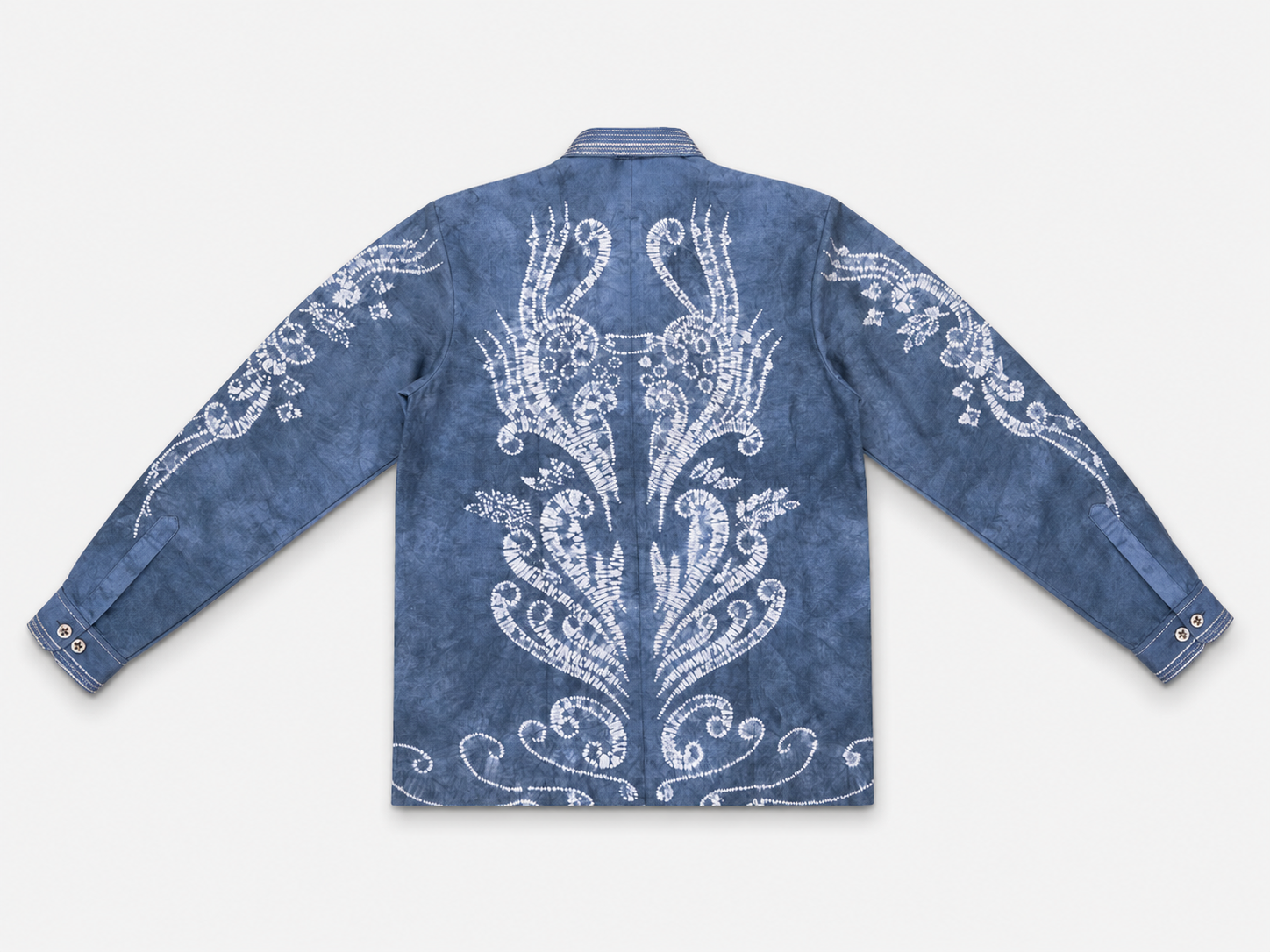 Kemeja Sasirangan Pria Katun Sutra Size L 2