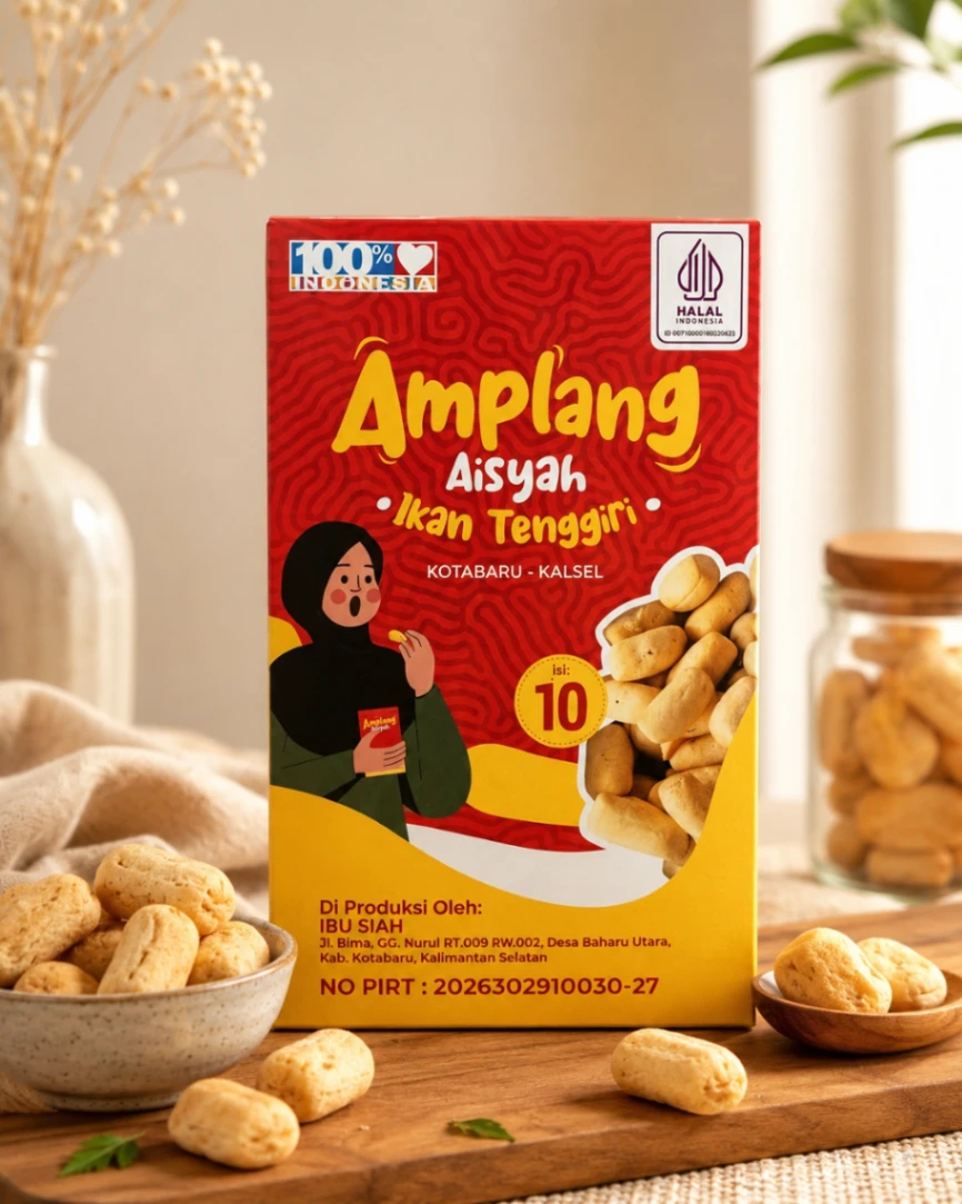 Amplang Aisyah Ikan Tenggiri Isi 10