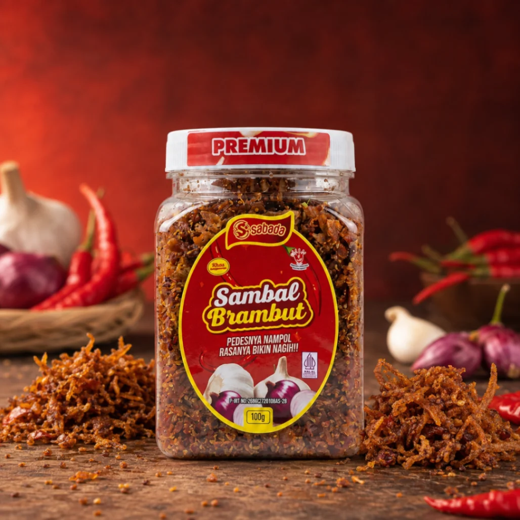 Sambal Brambut Botol 100gr (Original)