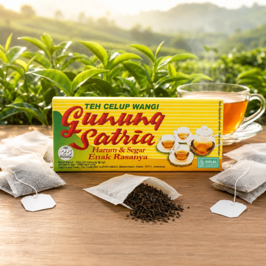 Teh Celup Gunung Satria 50gr / 25 Kantong (Original)