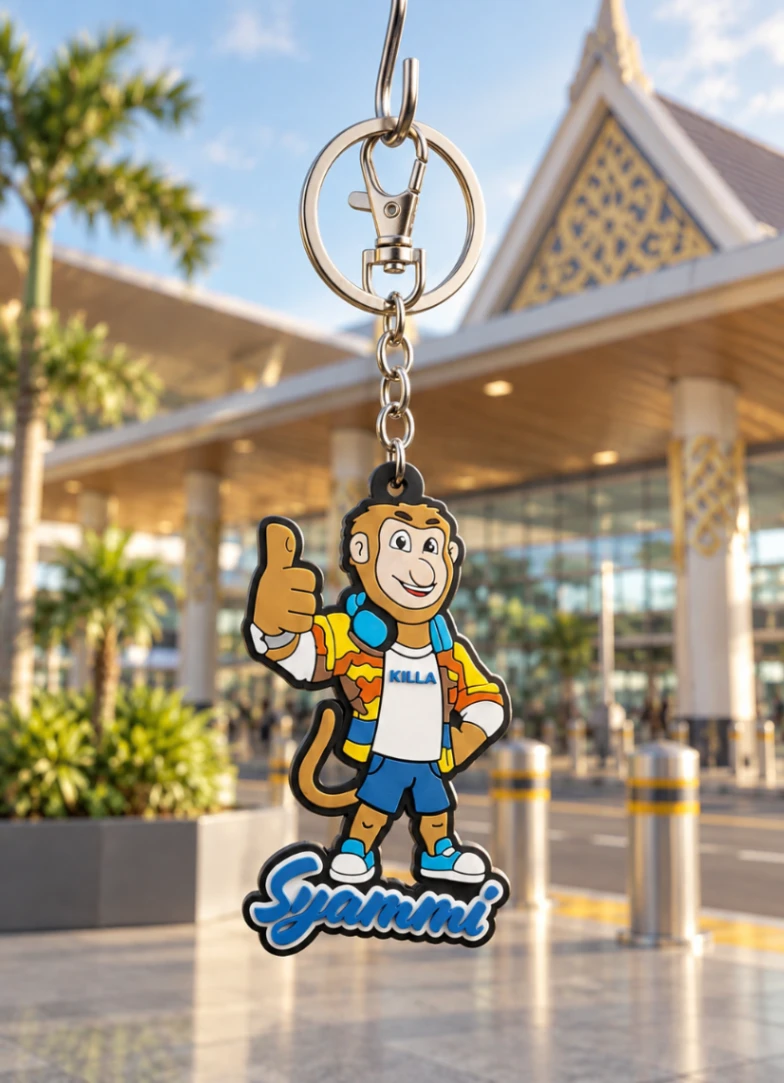 Ganci Maskot Bandara Bekantan Syammi 
