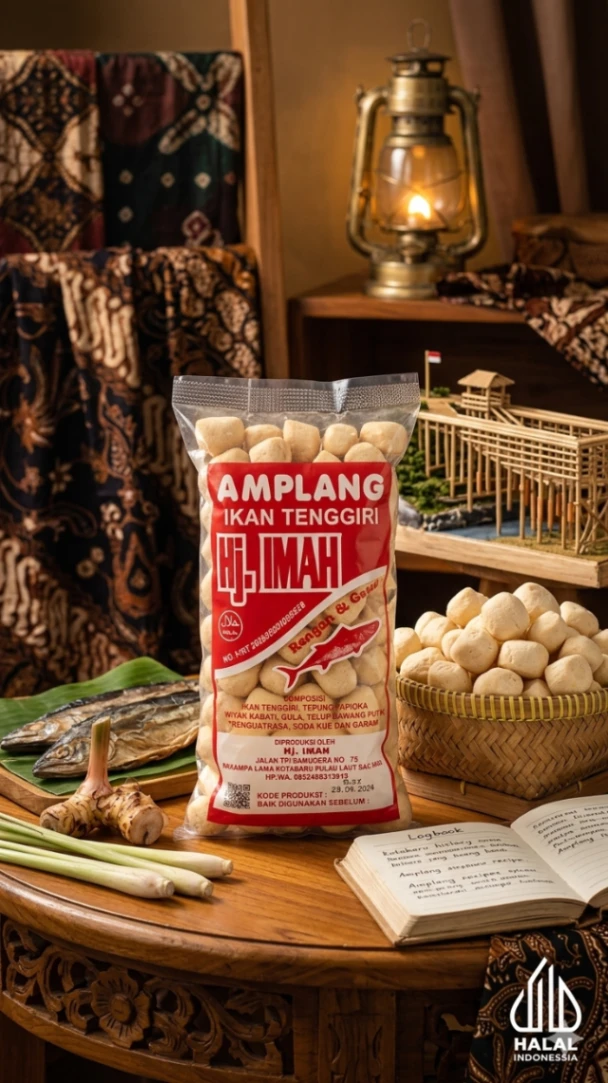 Amplang Hj Imah Ikan Tenggiri 180gr