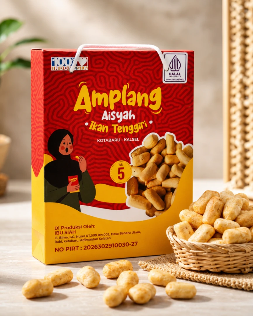 Amplang Aisyah Ikan Tenggiri Isi 5