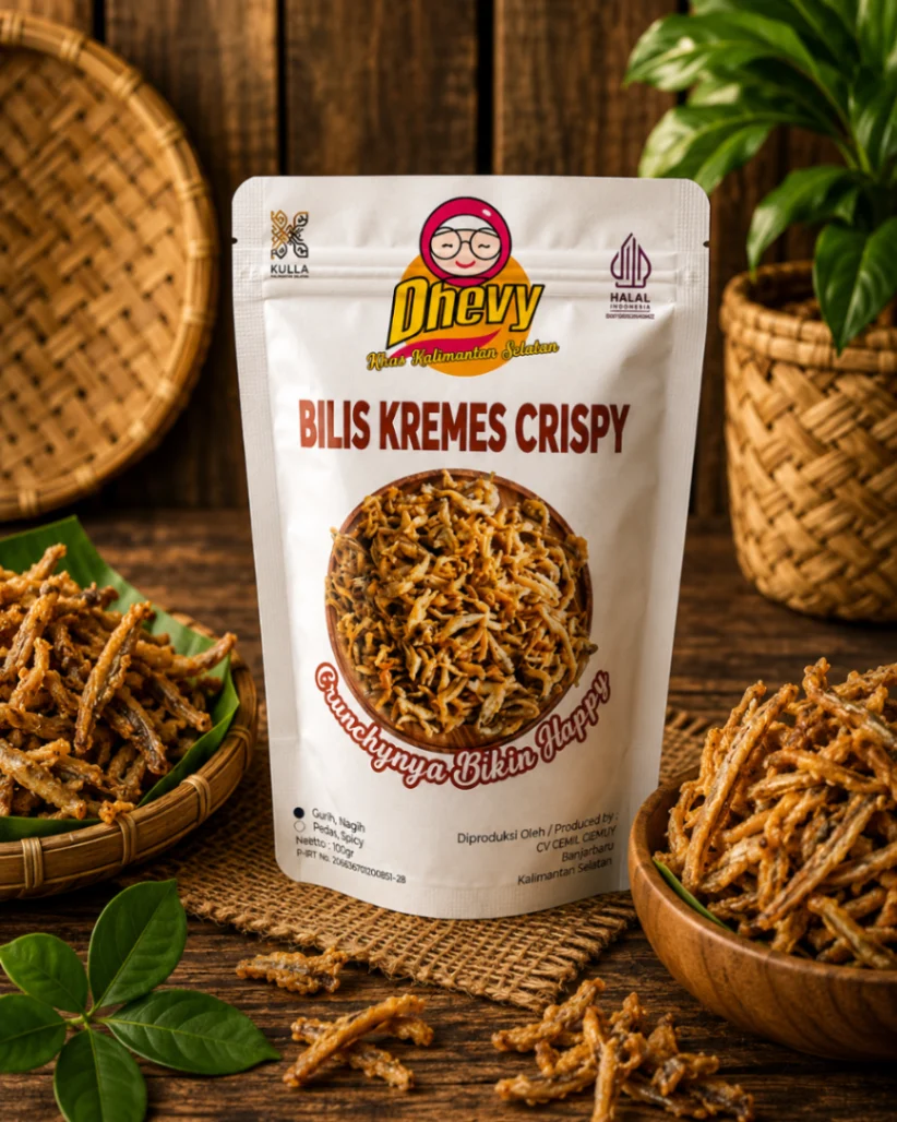 Ikan Bilis Kremes Crispy Dhevy
