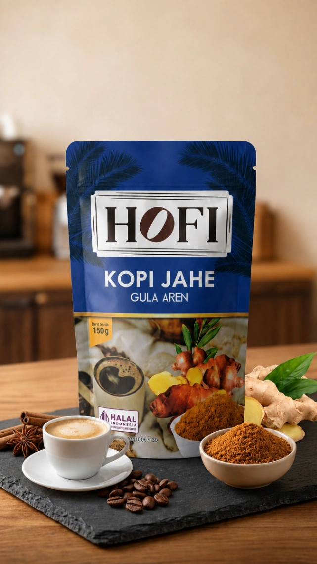 Kopi Jahe Gula Aren HOFI 