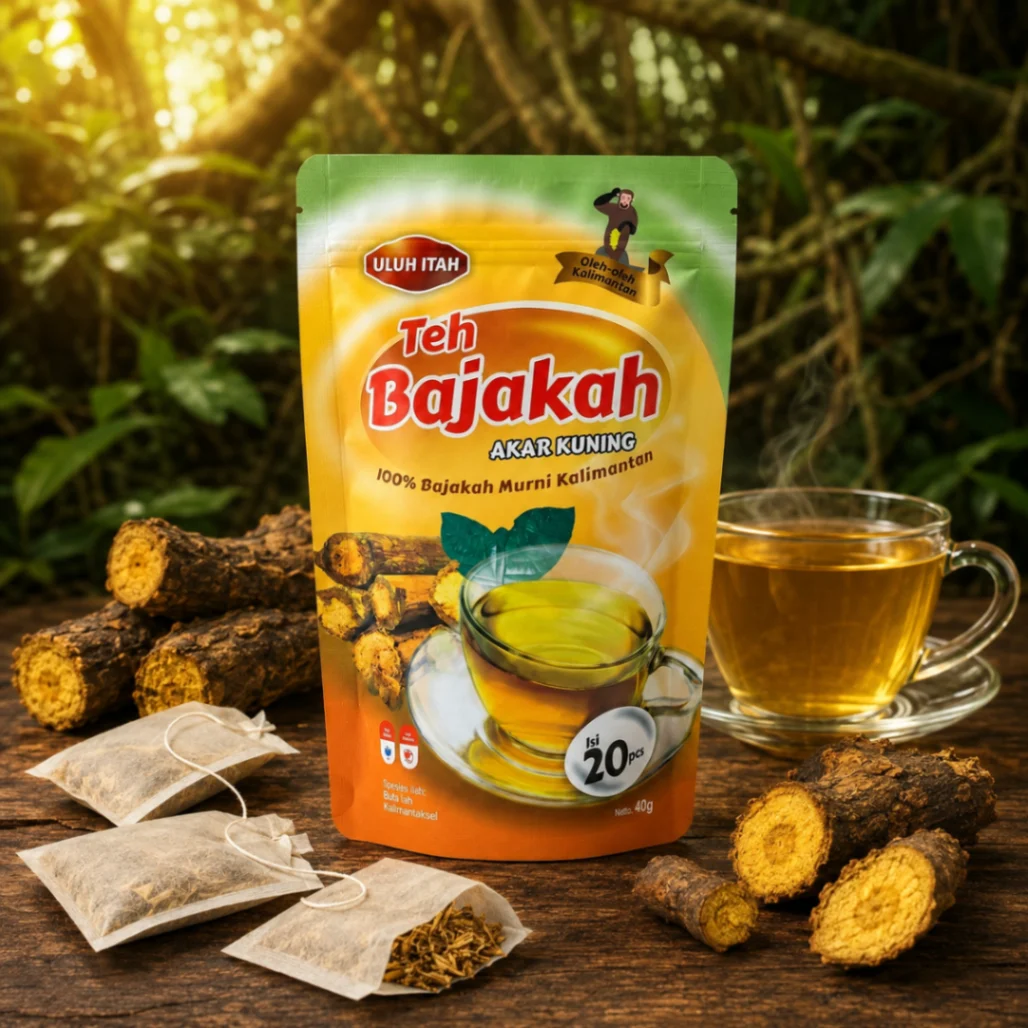 Uluh Itah Teh Bajakah Akar Kuning 40gr / 20 Kantong