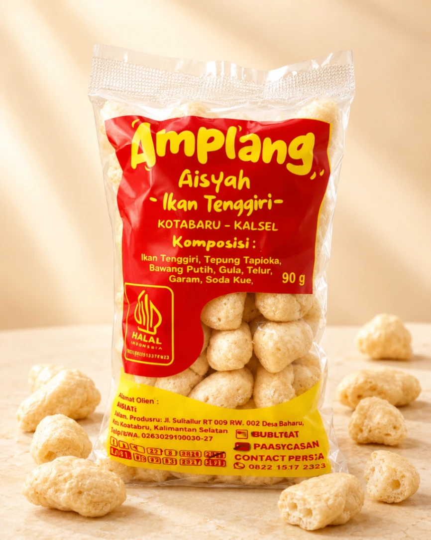 Amplang Aisyah Ikan Tenggiri 90gr