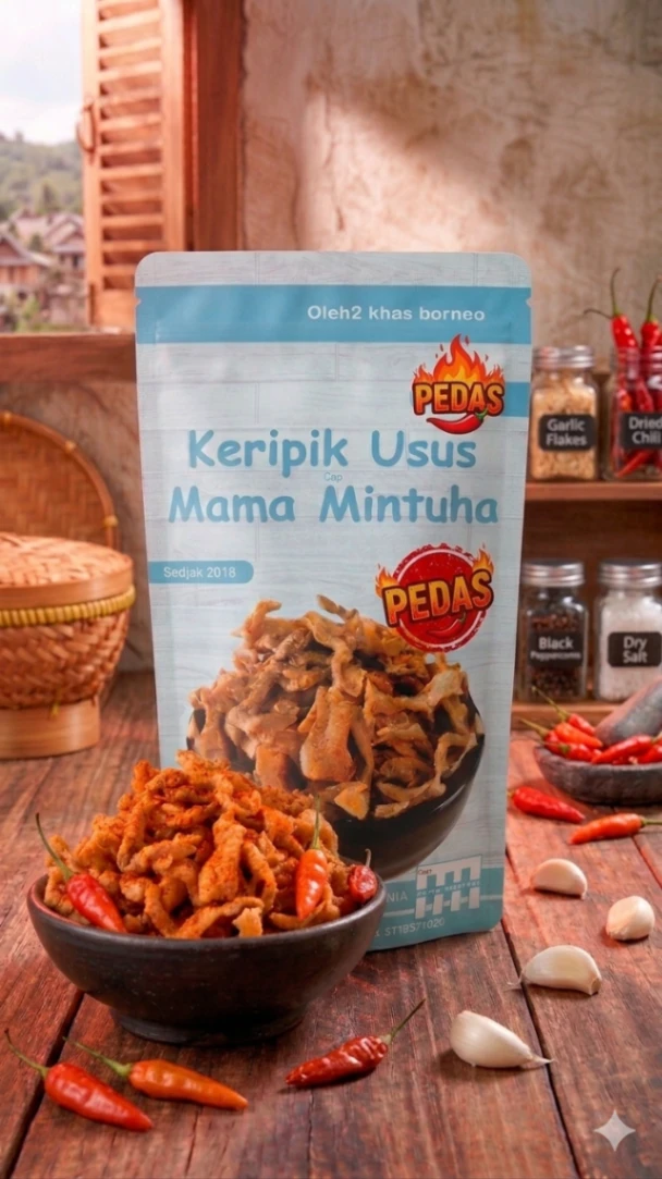 Keripik Usus Mama Mintuha (Pedas)
