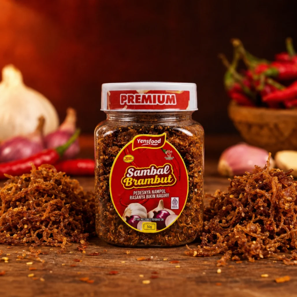Sambal Brambut Botol 50gr (Original)