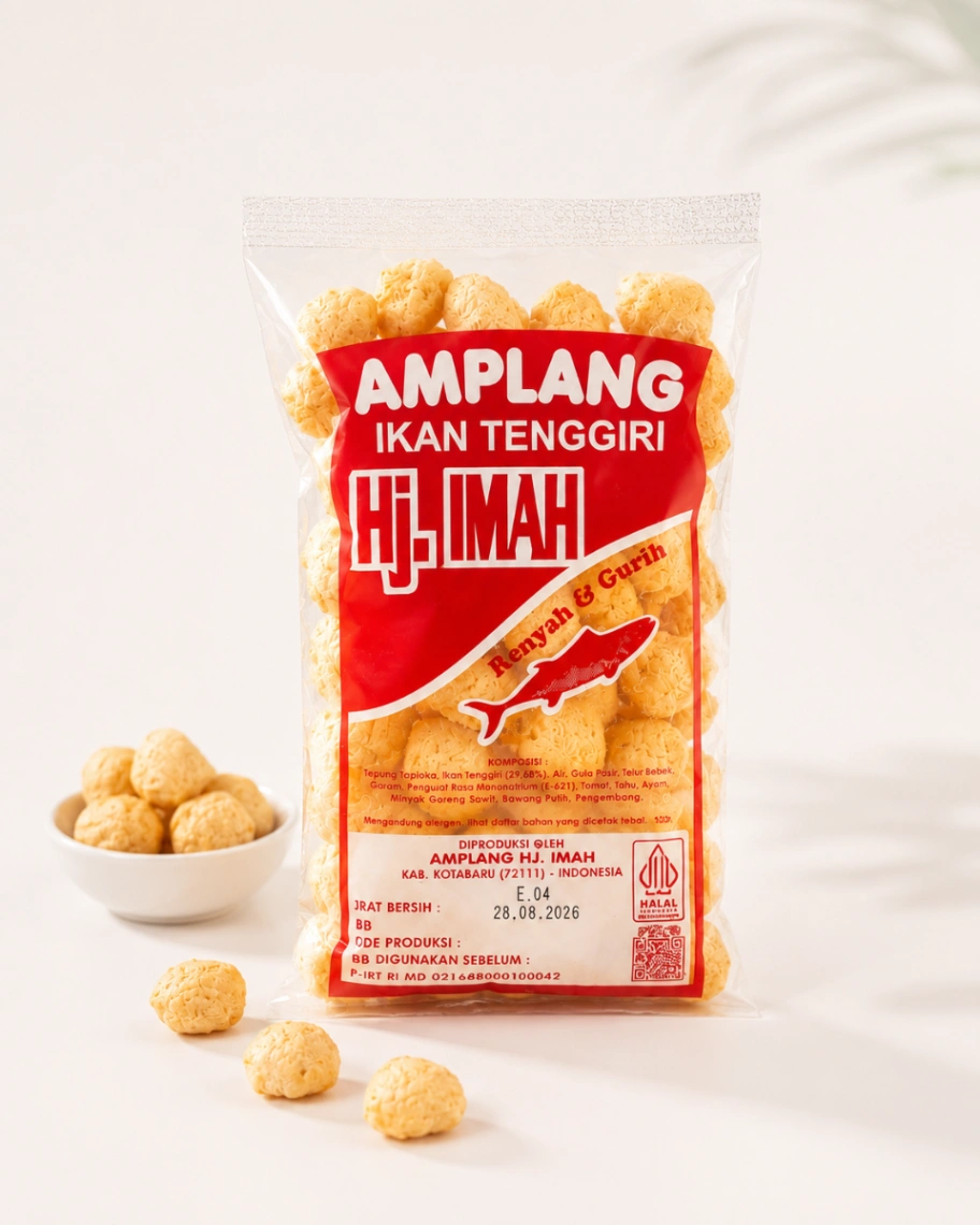 Amplang Hj Imah Ikan Tenggiri 90gr