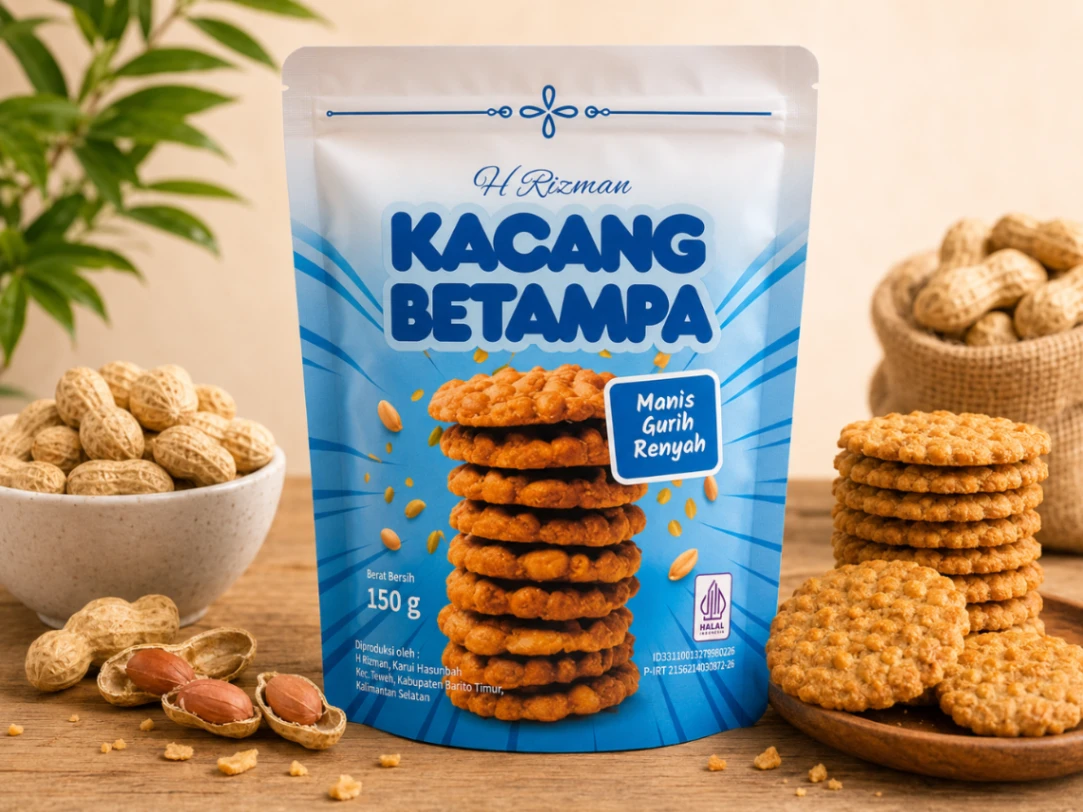 Kacang Betampa H. Rizman (Manis Gurih)