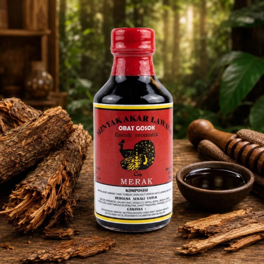 Minyak Akar Lawang CAP Merak