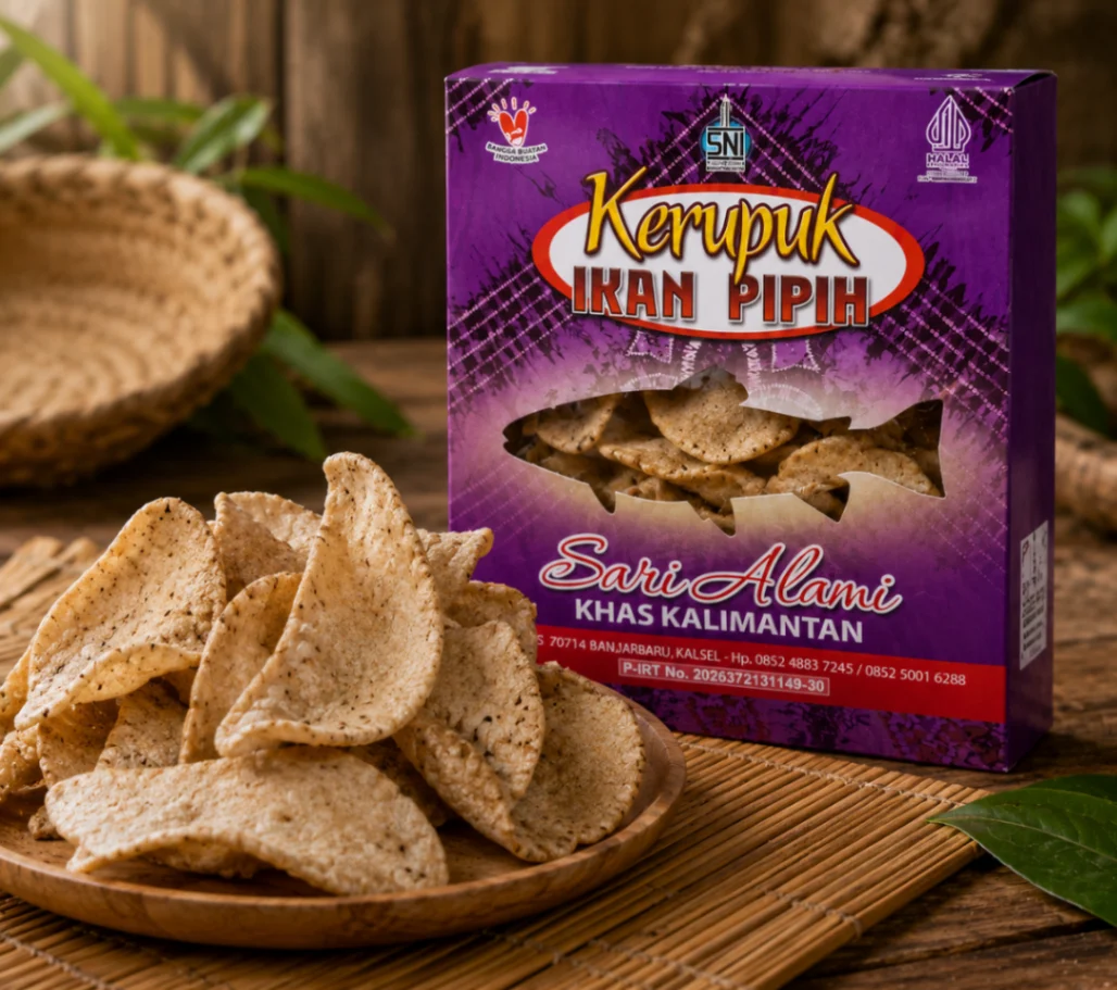 Kerupuk Ikan Pipih Sari Alami