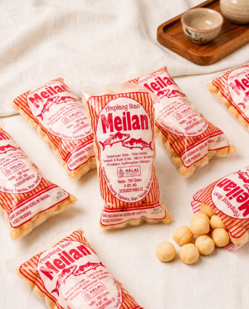 Amplang Meilan Ikan Tenggiri 100gr