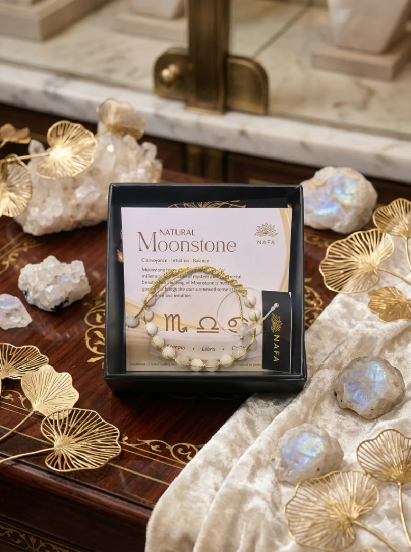 Gelang Natural Moonstone Besar