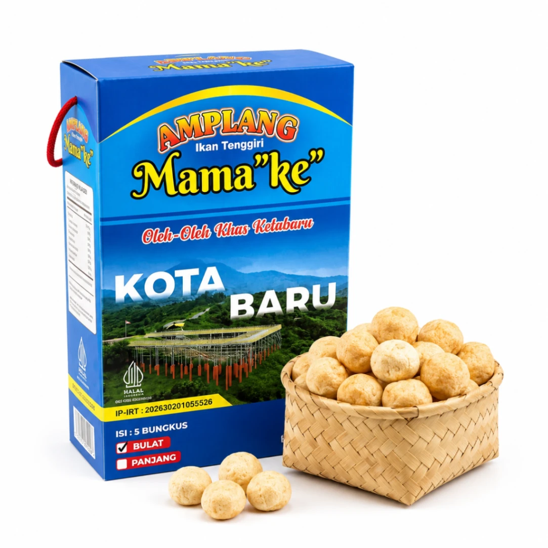 Amplang Mamake Ikan Tenggiri Kemasan Isi 5