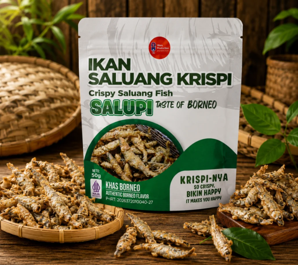 Ikan Saluang Krispi Woro Production 50gr
