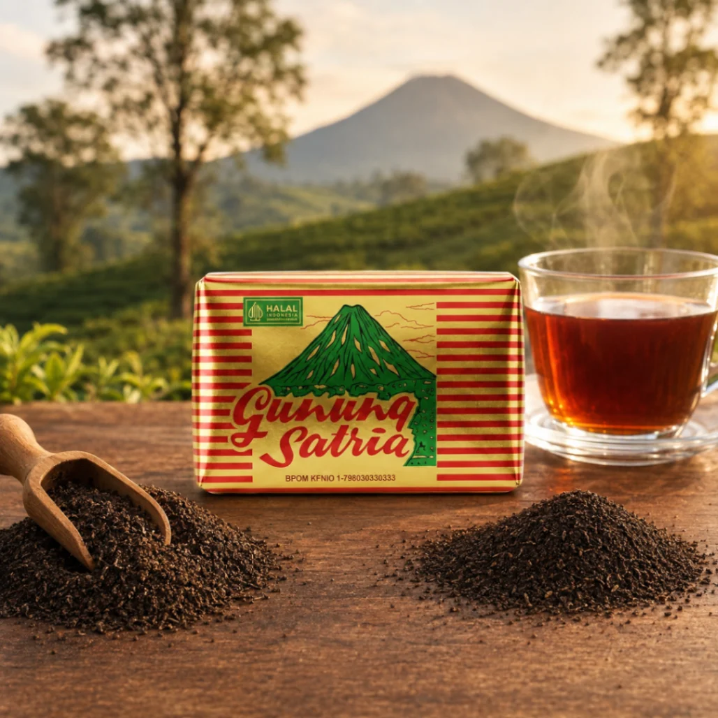 Teh Bubuk Gunung Satria Kemasan