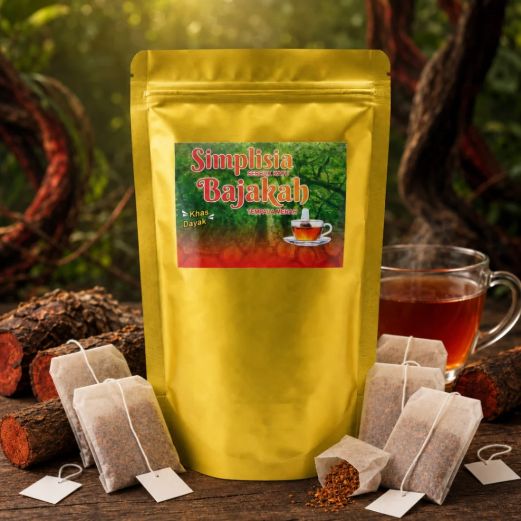 Teh Celup Simplisia Bajakah Tampala Merah Khas Dayak
