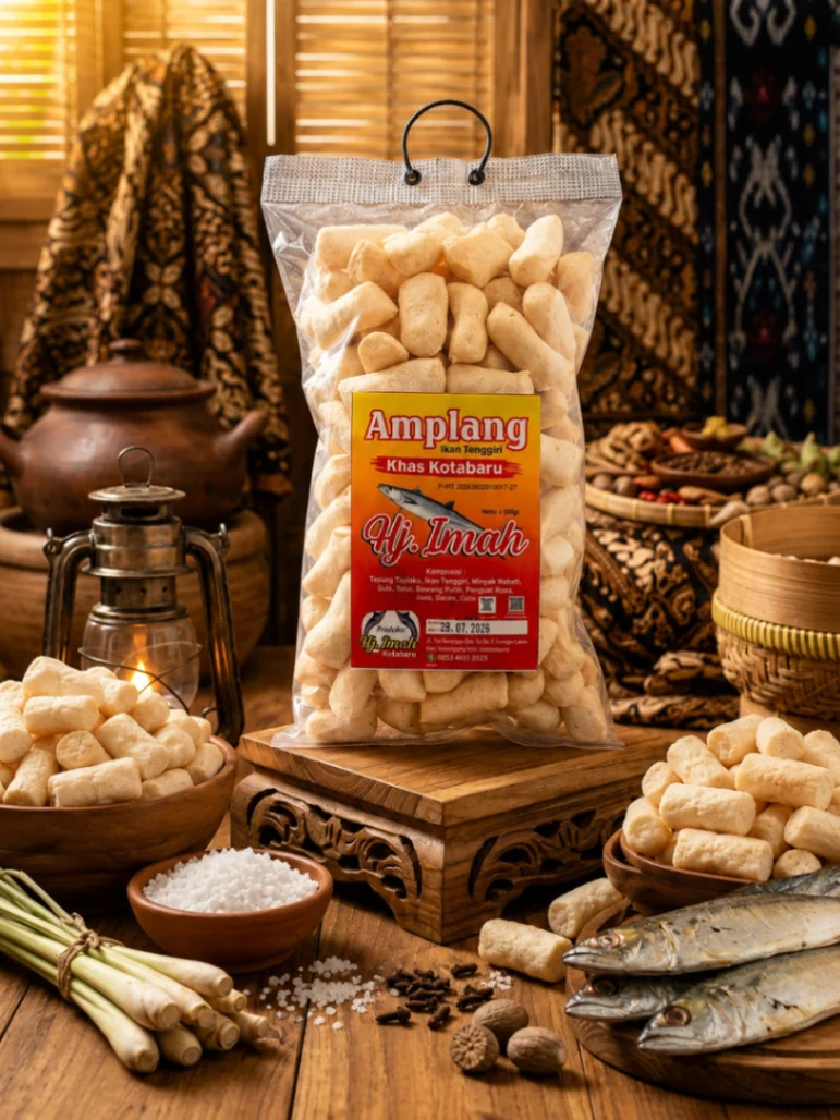 Amplang Hj Imah Ikan Tenggiri 250gr
