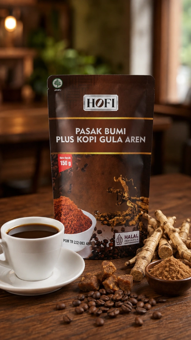 Pasak Bumi Plus Kopi Gula Aren HOFI