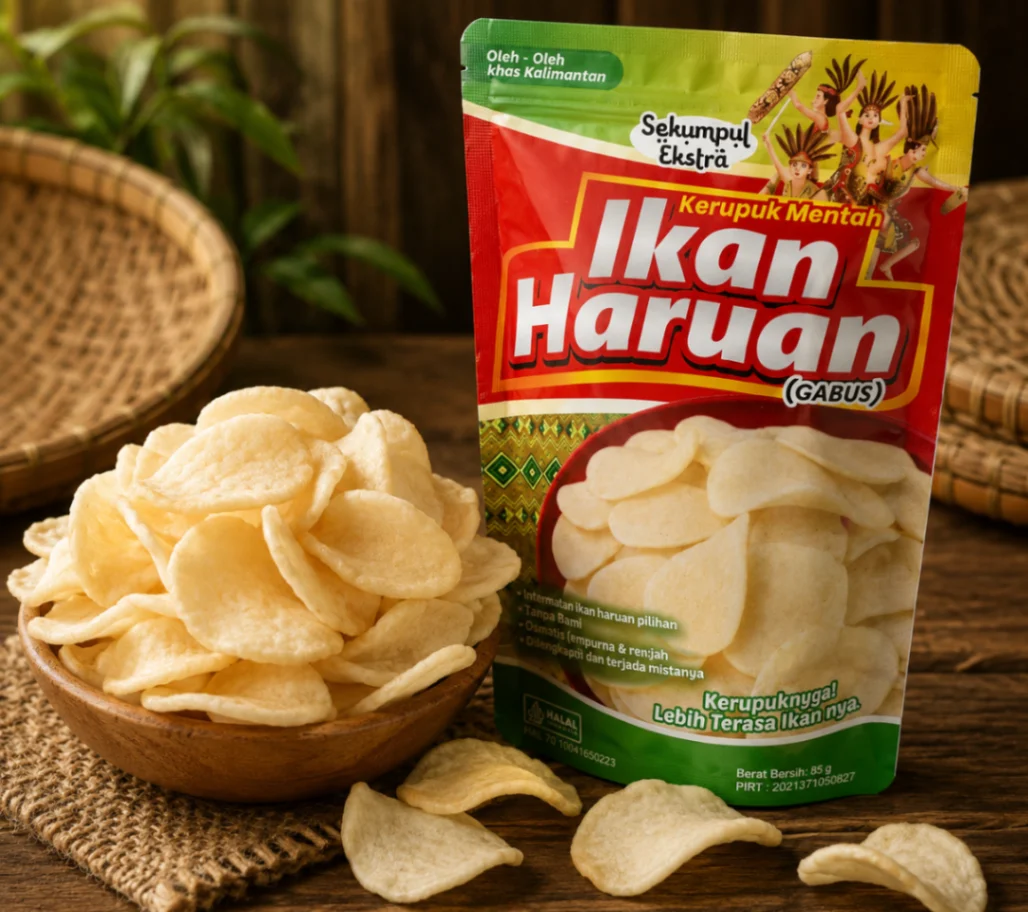 Kerupuk Ikan Haruan Sekumpul Extra