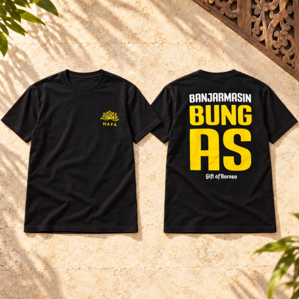 Baju Banjarmasin Bungas Special Edition T-Shirt by NAFA