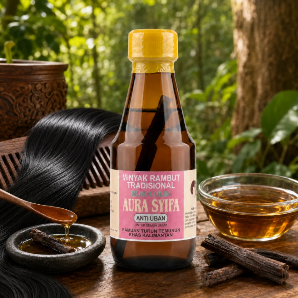 Minyak Rambut Buah Ulin Aura Syifa (Besar)