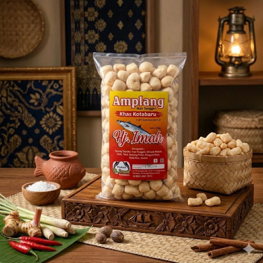 Amplang Hj Imah Ikan Tenggiri 400gr