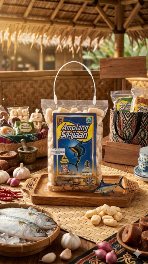 Amplang Saijaan Ikan Tenggiri 250gr