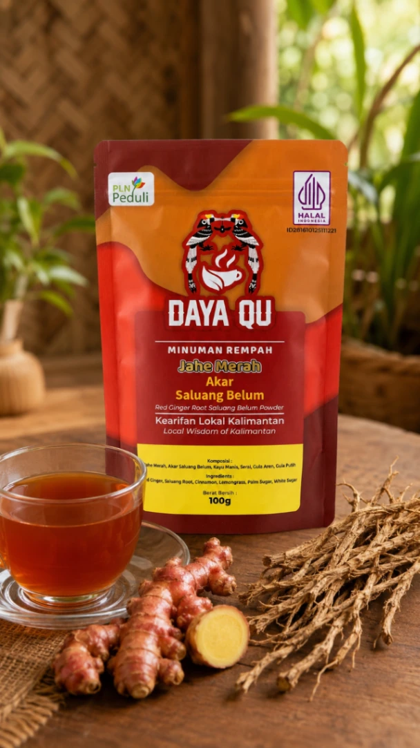 Rempah Jahe Merah Akar Saluang Belum DAYA QU